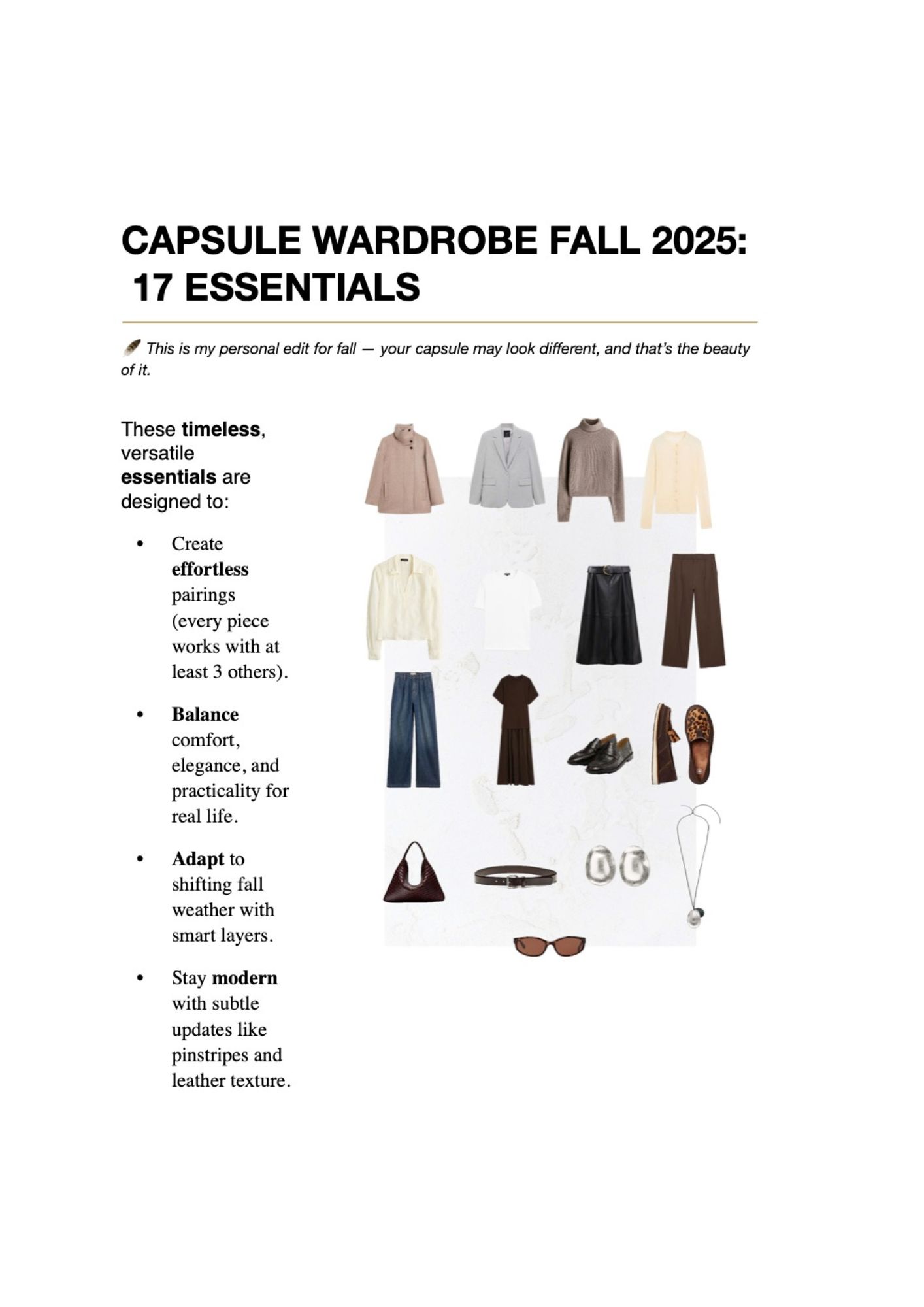 Look Chic All Fall 2025 — Without Buying a Whole New Wardrobe 2025 Look Chic All Fall 2025 — Without Buying a Whole New Wardrobe 2025