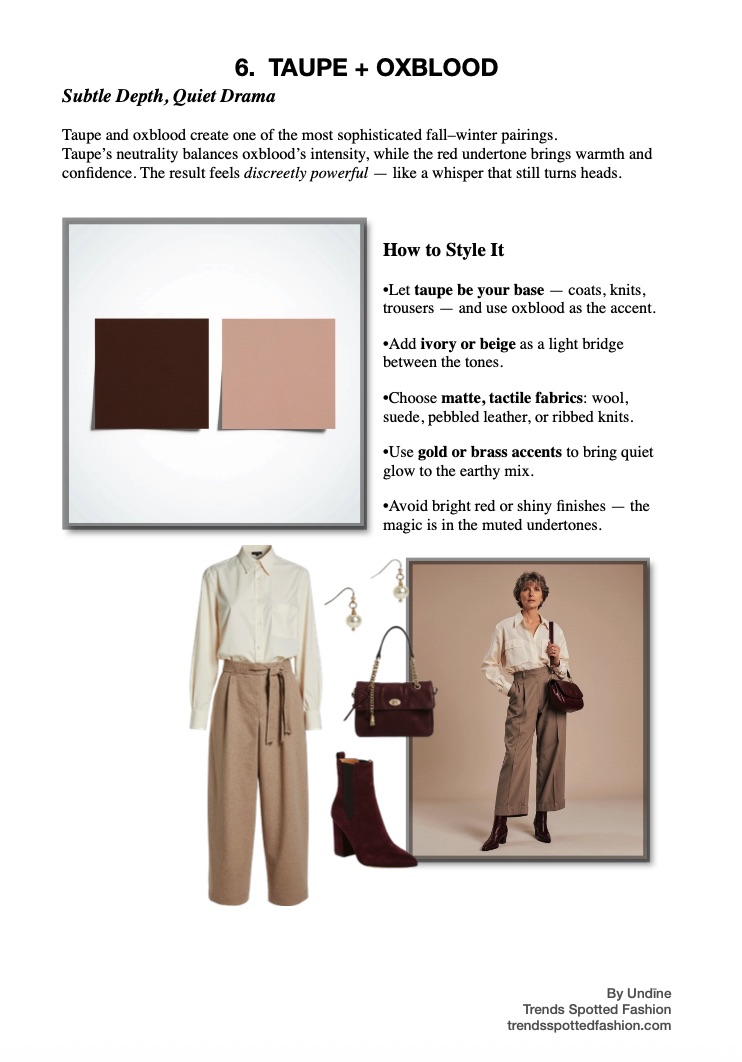 Expensive Color Combinations Fall Edition 2025