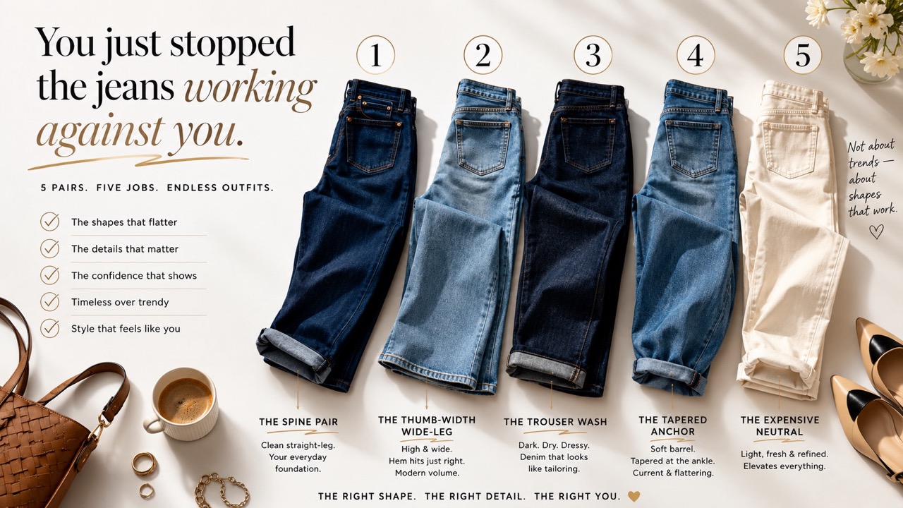 The 5 Jeans Worth Owning After 50 in 2026 (and 2 to Retire) 2025 The 5 Jeans Worth Owning After 50 in 2026 (and 2 to Retire) 2025