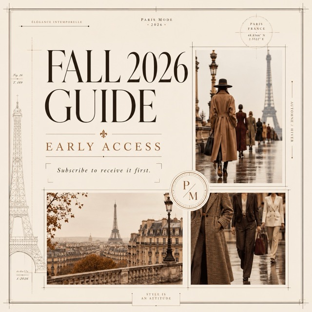 Fall 2026 Fashion Guide Early Access 2025