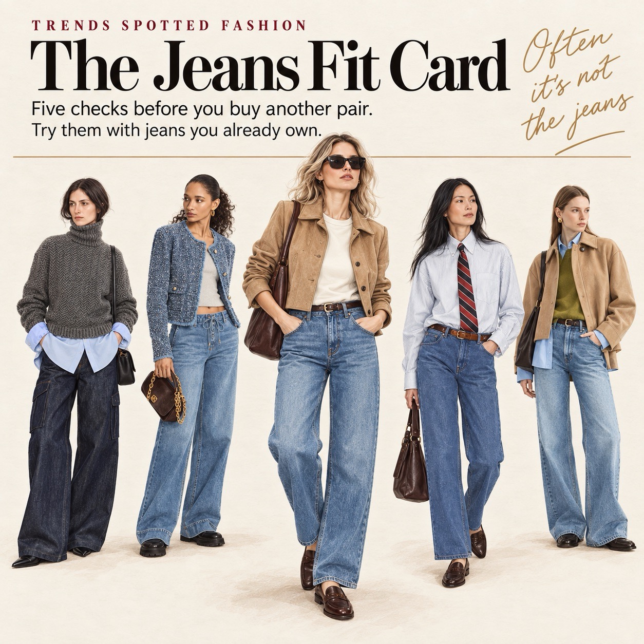 The Jeans Fit Card — 6 Checks Before You Buy Another Pair (FREE GUIDE) 2025 The Jeans Fit Card — 6 Checks Before You Buy Another Pair (FREE GUIDE) 2025