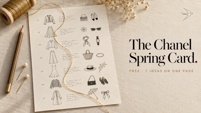 The Chanel Spring 2027 Card (FREE Download) 2025