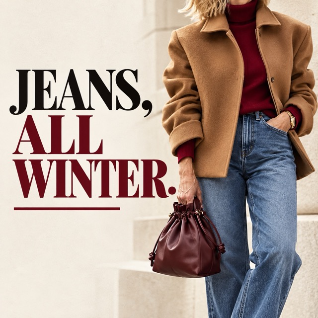 Jeans When It's Cold: 8 Rules That Never Look Underdressed 2025 Jeans When It's Cold: 8 Rules That Never Look Underdressed 2025