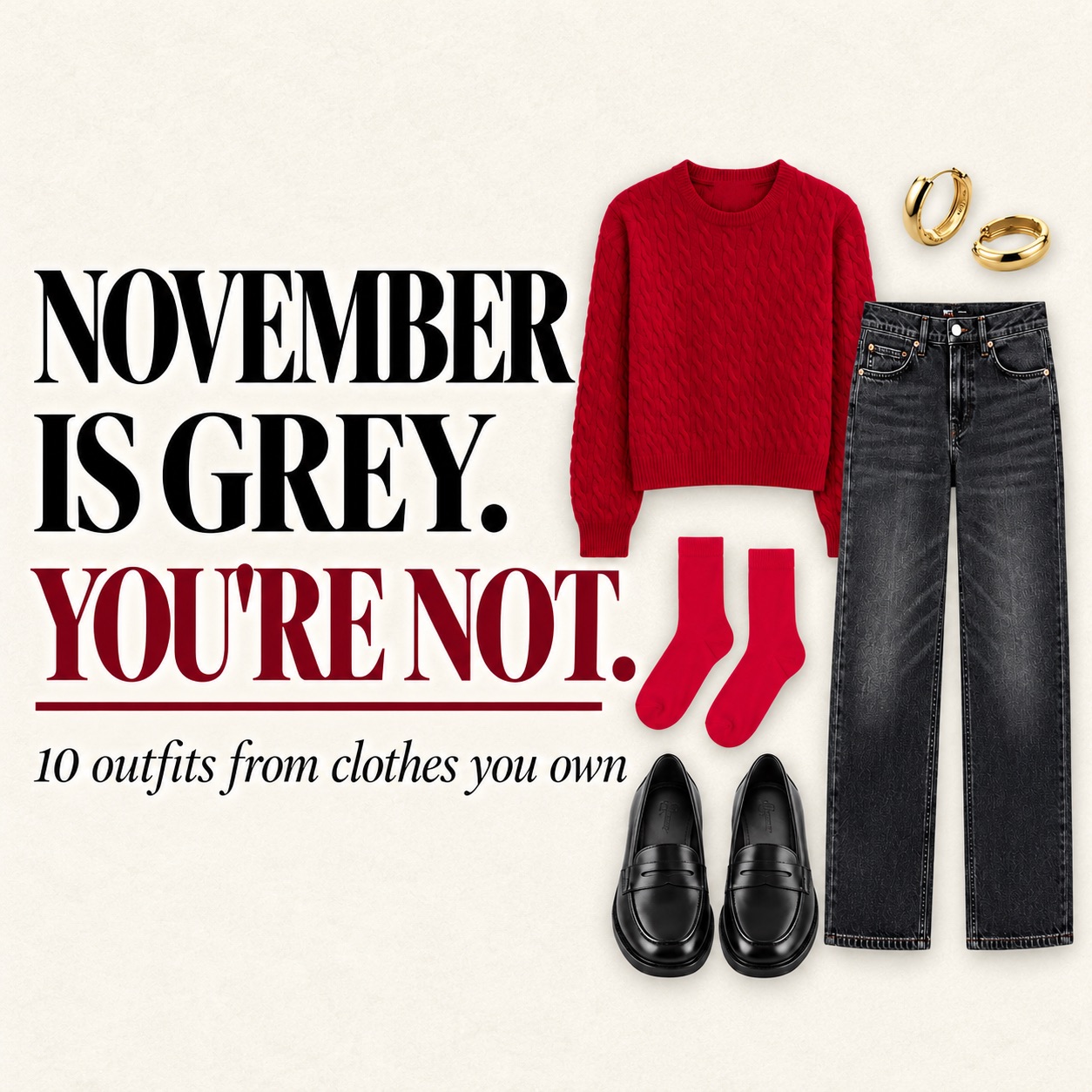 10 NOVEMBER OUTFITS (FREE Card) 2025 10 NOVEMBER OUTFITS (FREE Card) 2025